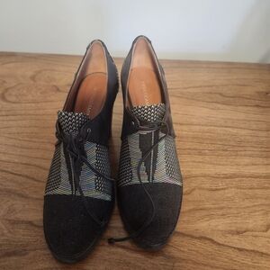 Rebecca Minkoff Black and Multicolor Ankle Booties